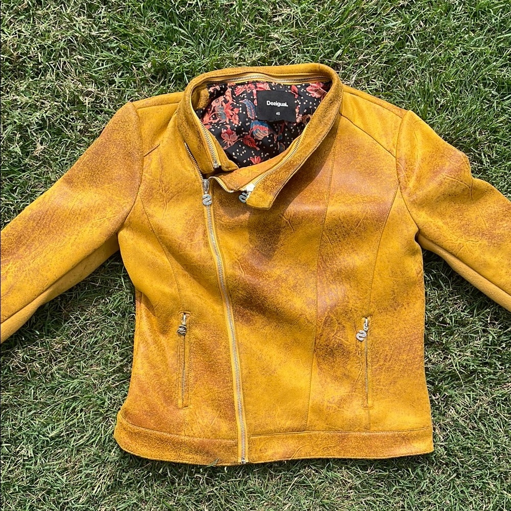 Desigual Boho Moto jacket size 46
